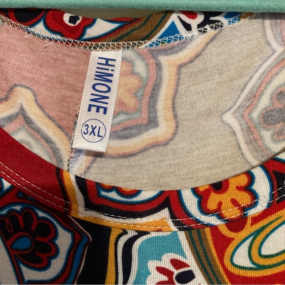 HiMone long sleeve dress medallion print multicolor - Picture 2 of 4